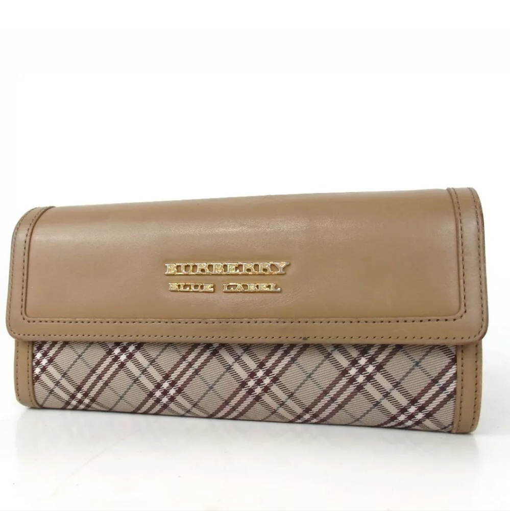 Authentic Burberry Blue Label Wallets Leather - image 1